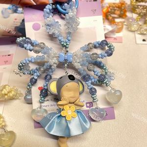 พวงกุญแจโบว์ โซนี่ แองเจิล ฮิปเปอร์ส จี้ห้อยกระเป๋าโทรศัพท์ ของตกแต่งหรูหรา แฟชั่น โซ่ตุ๊กตา เสื้อผ้าตุ๊กตา ของตกแต่ง โซ่แบบกำหนดเอง ของขวัญน่ารัก - Product Image 4