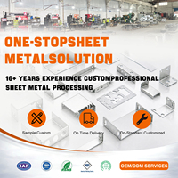 Fabrication sur mesure de tôles en acier au carbone, pliage, poinçonnage, estampage pour supports de châssis de robots industriels