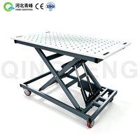 Banc de soudage robuste avec mécanisme de réglage en hauteur, option outils de serrage, table de soudage certifiée CE ISO Chine
