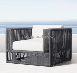 Un cadre en chêne sobre accueille une chaise en herbe de mer tissée à <span class=keywords><strong>la</strong></span> main en tesilin - Product Image 4