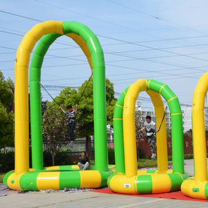 <span class=keywords><strong>Trampoline</strong></span> gonflable de saut à l'élastique pour enfants avec souffleur, en PVC, taille du cadre 8 pieds, pour usage commercial et domestique - Product Image 1