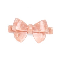 Petit nœud pour cheveux, Barrette, 7 couleurs, en forme de nœud, cellulite, en acétate, pour femmes, vente en gros, économique, 7 couleurs