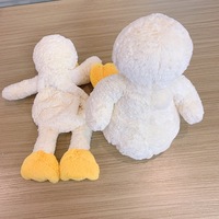 Peluche de canard semi-finie à faire soi-même, uniquement la peau, avec rembourrage en coton pp super doux, adorable poupée pour enfants et jeunes, vente en gros créative
