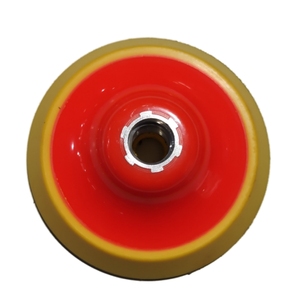 Plaquettes de support en caoutchouc JDK de 4 pouces avec fixation auto-agrippante, rigides 5/8-11 pour meuleuse d'angle, polisseuse, ponceuse, personnalisables OEM, 100MM - Product Image 3