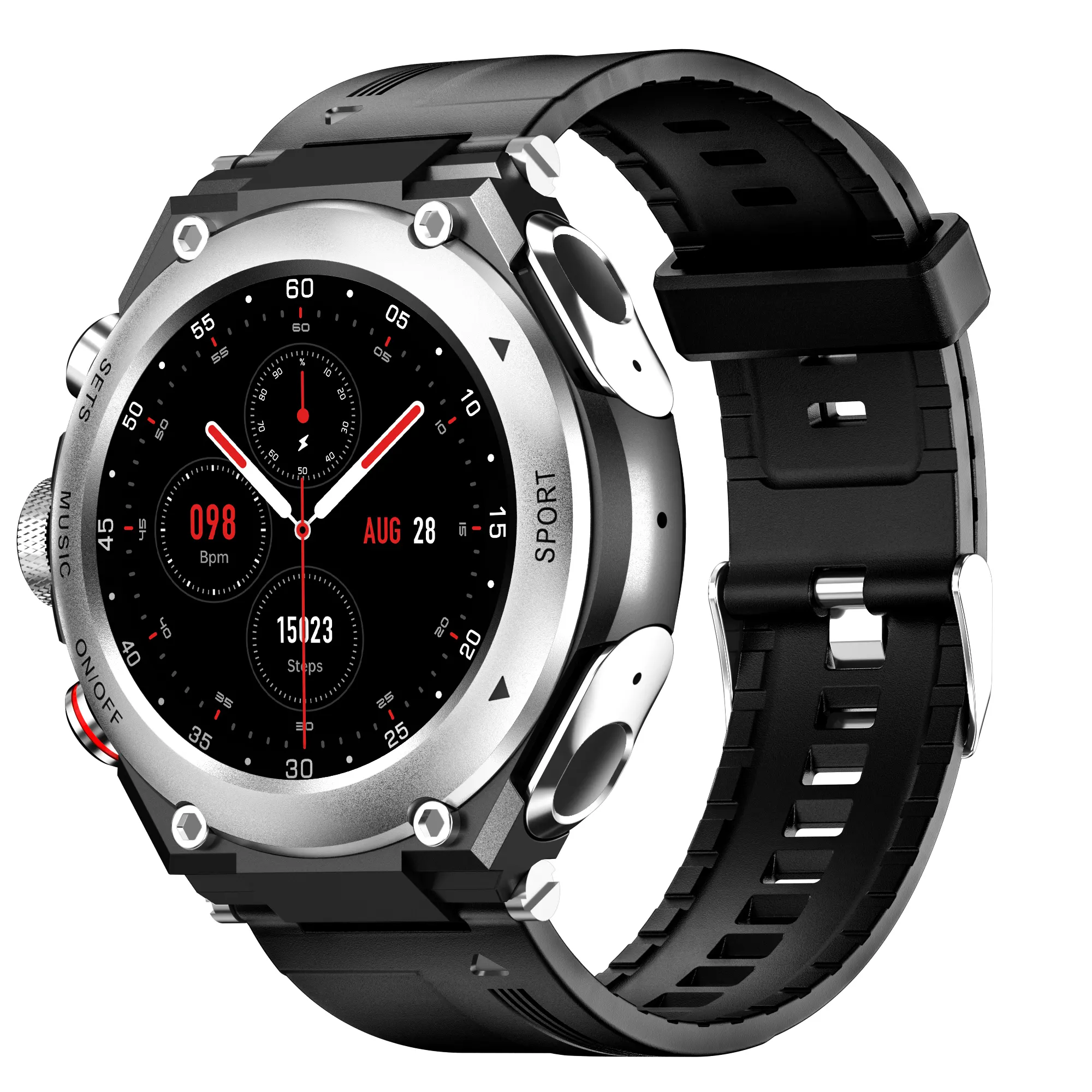 Smart Watch T92 2 in 1 con auricolari wireless TWS Smartwatch con altoparlante Tracker musica cardiofrequenzimetro