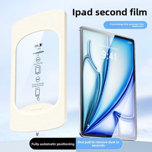 Protection d'écran en verre trempé anti-poussière pour <span class=keywords><strong>iPad</strong></span> 11 <span class=keywords><strong>Air</strong></span> 13, protection automatique contre les traces de doigts, HD, protection intégrale de l'écran - Product Image 2