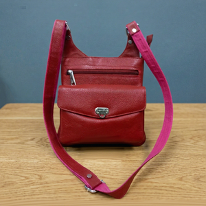 Bolsos de Mano Casuales de Cuero Genuino con Correa Larga, Personalizables OEM, Ligeros, Resistentes al Agua, Duraderos, de Gran Capacidad (3L+) - Product Image 1