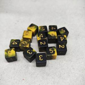 Fabricantes Custom D6 Dados transparentes Translúcidos 6 lados Esquinas redondeadas Color Acrílico Dados personalizados - Product Image 2