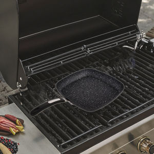 Multi-Functional Eco-Friendly Aluminum Square Cooker <strong>Grill</strong> <strong>Pan</strong> Non-Stick with Induction Bottom Smokeless Gas <strong>Grill</strong> - Product Image 4