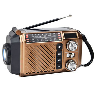 Radio Portátil Multibanda AM FM SW con Manivela Solar, Linterna LED y Función de Reproducción MP3 para Exteriores - Product Image 6