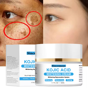 Crème à l'acide kojique en gros OEM, peau foncée, éclaircissement intense, action <span class=keywords><strong>rapide</strong></span> en <span class=keywords><strong>7</strong></span> <span class=keywords><strong>jours</strong></span>, crème blanchissante extrême pour peau noire - Product Image 1