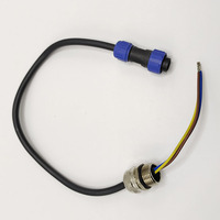 Câble d'alimentation LED M12 à 3 conducteurs de haute qualité Fils d'alimentation extérieurs étanches personnalisés Câbles et assemblages de câbles