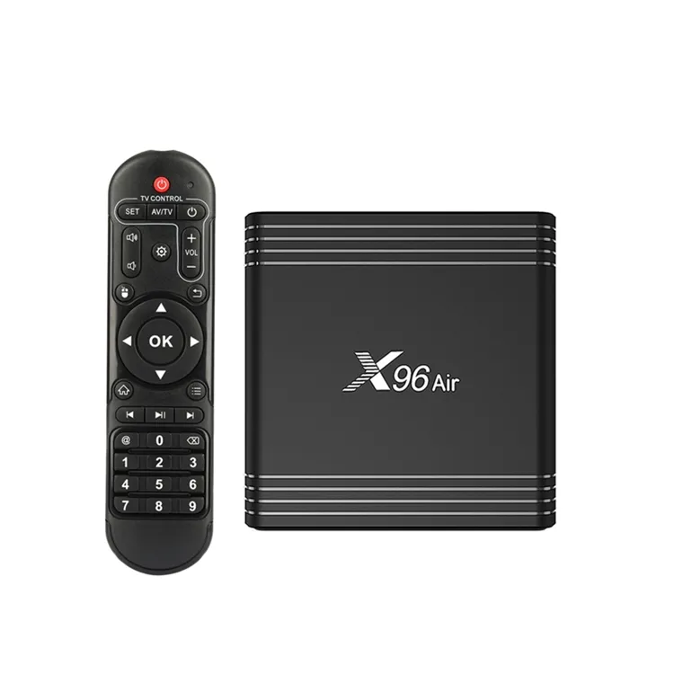 MOQ basso Per Fare OEM ODM X96 Aria Amlogic S905X3 Quad Core 4GB 64GB 2.4G/5G Dual Wifi Android 9.0 tv Set Top Box X96 Aria X96 Mini