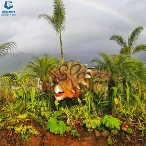 SGAD036 al aire libre Animatronic dinosaurio parque temático dinosaurio artificial esqueleto canal para tomar fotos - Product Image 4