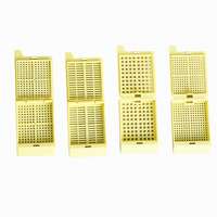 Cassette d'incrustation pour biopsie tissulaire jetable en plastique pour usage en laboratoire, pour la pathologie
