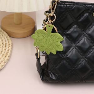 Llavero de Hoja de Pomelo de Secado Rápido, Amuleto de Buena Suerte para Bolsos con Decoración Metálica Duradera - Product Image 2