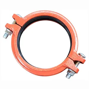 Groove High Pressure Coupling Ductile Iron Pipe Groove Lock Fittings High Pressure Coupling