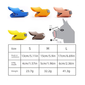 อุปกรณ์เสริมปากเป็ดกันกัดป้องกันการกัดซิลิโคนนิ่มเป็นมิตรกับสัตว์เลี้ยงทนทานป้องกันการกัดและเห่าสำหรับสุนัข - Product Image 3