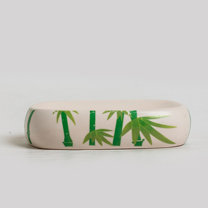 Jabonera de cerámica elegante más vendida para el baño Logotipo personalizado-Forma cuadrada mejorada para un toque de personalización de clase - Product Image 3