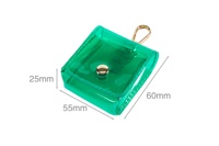 Sac de rangement transparent polyvalent en PVC Porte-monnaie avec bouton-pression pour un usage quotidien Mini pochette transparente personnalisée Commandes en gros disponibles