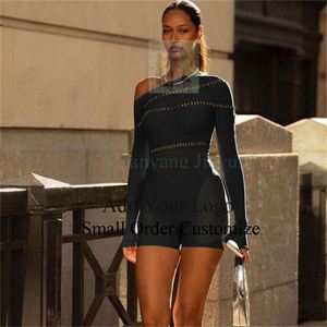 Ensemble nuisette babydoll en résille avec soutien-gorge dos nu orné <span class=keywords><strong>de</strong></span> strass et short taille haute, idéal pour la nuit - Product Image 5