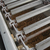 Convoyeur à chaîne robuste pour le transport de clinker de ciment à chaud dans la ligne de production de ciment