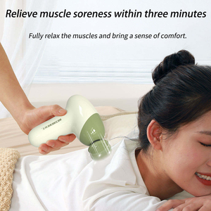 Hezhengg Handheld Massage Gun <b>12</b> Speed Levels Brushless Motor USB Rechargeable Deep Tissue Body Massager - Product Image 6