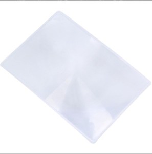 A4 حجم الصفحة PVC شاشة شفافة نوع بطاقة المرجعية ورقة المكبر لقراءة الصحف والكتب - Product Image 1