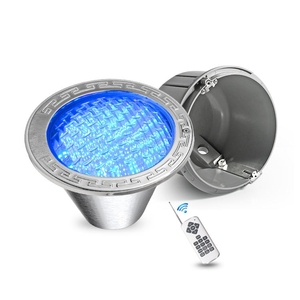 Luz Sumergible para Piscina Marazual Ultra Delgada de Acero Inoxidable 304, IP68, 12W LED, Portátil y Ajustable - Product Image 2