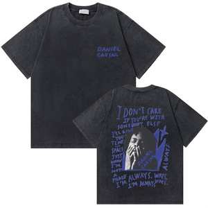 T-shirt vintage lavata Daniel Caesar Never Enough Always <span class=keywords><strong>da</strong></span> uomo - Product Image 1