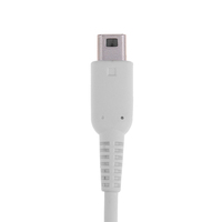 Wii U Cordon de données USB Chargeur d'alimentation Fil de 1M Câble de charge 2M 3M Options Chargeur de téléphone portable en plastique pour WiiU Gamepad Power Banks