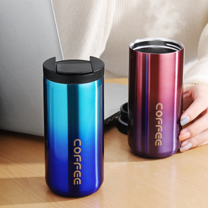 COPPEE Stainless Steel Tumbler 304 Vacuum <b>Insulated</b> 6-12 Hours Office Car Outdoor Use Portable Coffee <b>Mug</b> - Product Image 2