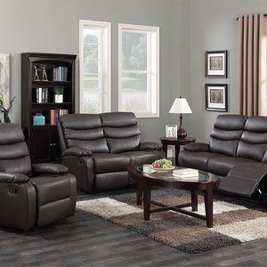 CY ชุดโซฟาหนัง PU แบบปรับเอนได้,โซฟาหนังเก้าอี้หนังสำหรับบ้านห้องนั่งเล่นโซฟาแบบแบ่งส่วนโซฟาปรับเอนได้แบบแมนนวล - Product Image 6