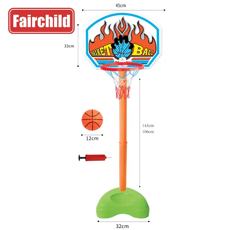 Mini juguete deportivo portátil de plástico para interiores para ejercicio físico, aro de baloncesto para niños con bola y bomba de 12cm