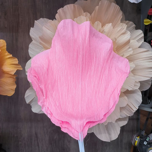 C664 Grande Quantità di Petali di Peonia in Carta Crespa Semi-Lavorati Fiori di Carta Artistici Grandi Fatti a Mano Fiori Artificiali - Product Image 5