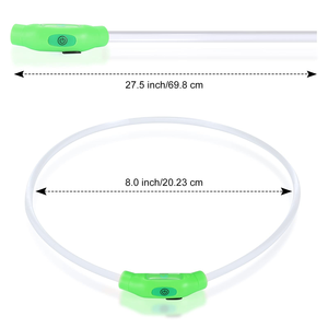 Pet Supplies LED Dog Pets Collars USB Rechargeable with Design Glowing Dog Collar Adjustable Flashing Collar Led for Dogs - Product Image 6