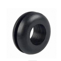 Câblage de câble en Silicone étanche personnalisé, fiche d'oeillet noir, œillets en caoutchouc