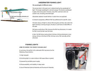 ضوء صيد تحت الماء لجذب الأسماك، مضخة إضاءة للصيد، مساعد لمحبي صيد الأسماك العائمة، إضاءة جاذبة - Product Image 6