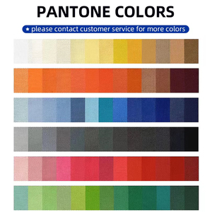 <span class=keywords><strong>Grand</strong></span> <span class=keywords><strong>sac</strong></span> fourre-tout réutilisable en toile de coton pour femme <span class=keywords><strong>avec</strong></span> logo personnalisé, poches zippées et longues poignées en corde - Product Image 3