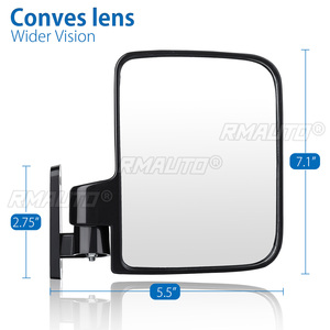 1 Par de Espejos Laterales Plegables para Carrito de Golf, Espejo Retrovisor para Ezgo Club Car, para Carritos Yamaha Star Zone, Accesorios de Repuesto - Product Image 5