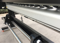 Impresora de 1,8 m DX5 de 6 pies para exteriores, impresora de solventes ecológicos de un solo cabezal, pegatina de vinilo, lona, buena calidad