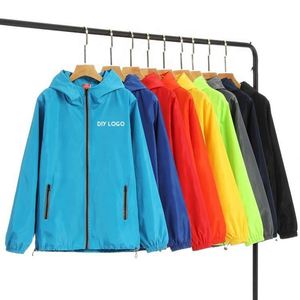 Professional Custom Activity Advertising Windbreaker <b>Jackets</b> Polyester Men's <b>Jackets</b> With Hood - Product Image 5