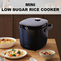 Minuteur de cuisine mignon, marque nationale, multifonctionnel, cuiseur multifonctionnel avec couvercle, cuiseur à riz électrique, mijoteuse, pot intérieur en plastique, appareil ménager numérique
