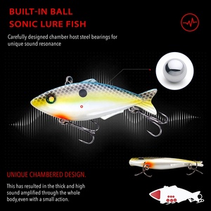 Smart touch — leurre coulant Crankbait wobbler 3D, appât artificiel avec impression de Logo, produit d'usine, VV03, OEM/ODM - Product Image 5