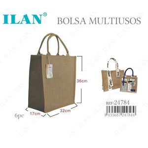 Borsa Multiuso Ilan 36x32x17 Cm Riutilizzabile in Tessuto per la Spesa - Product Image 1