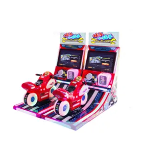 Indoor Amusement Game Machine Happy Little Rider Kinderwagen Muntautomaat Racegame Machine