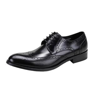 Chaussures pour hommes en cuir véritable haut de gamme, à bout pointu, à enfiler, pour le bureau, les loisirs, tendances de la mode automne - Product Image 5