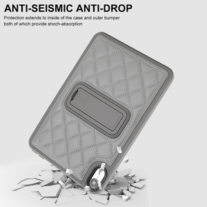 Étui antichoc avec béquille pliable portable pour <span class=keywords><strong>iPad</strong></span> Mini <span class=keywords><strong>6</strong></span>, <span class=keywords><strong>coque</strong></span> de tablette anti-rayures à motif grille 3D tendance pour <span class=keywords><strong>iPad</strong></span> Mini 7 - Product Image 4