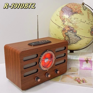 Cũ retro máy tính để bàn đài phát thanh cổ điển FM AM SW đa băng tần hộp gỗ không dây <span class=keywords><strong>internet</strong></span> radio loa với BT và USB TF khe cắm - Product Image 2