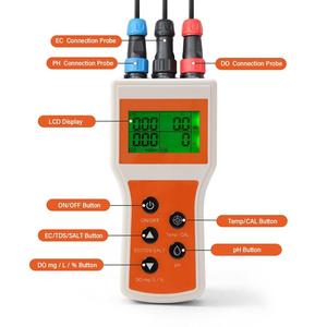 Medidor de pH Digital Portátil 6 en 1, DO.PH.EC.TDS.SALT.TEMP, Probador de Oxígeno Disuelto, Probador de Calidad del Agua, Personalizable OEM, Plástico - Product Image 3
